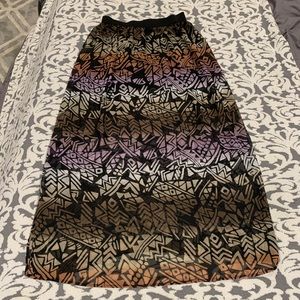 Multi Colored Maci Skirt with built in slip M